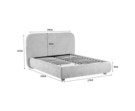 Κρεβάτι Salena pakoworld ύφασμα σε μπεζ απόχρωση 160x200εκ - ΚΡΕΒΑΤΙΑ στο Milonadakis.gr