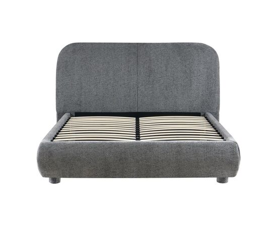 Κρεβάτι Salena pakoworld ύφασμα σε ανθρακί απόχρωση 160x200εκ - ΚΡΕΒΑΤΙΑ στο Milonadakis.gr