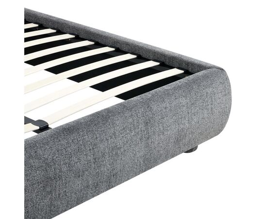 Κρεβάτι Salena pakoworld ύφασμα σε ανθρακί απόχρωση 160x200εκ - ΚΡΕΒΑΤΙΑ στο Milonadakis.gr