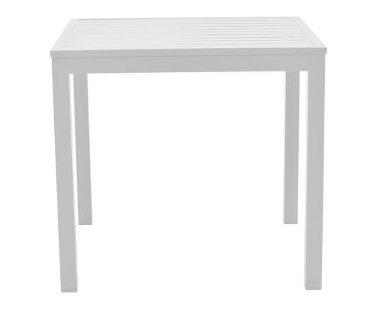 Τραπέζι Kliton pakoworld αλουμινίου λευκό 80x80x74εκ - ΤΡΑΠΕΖΙΑ ΕΞ. ΧΩΡΟΥ στο Milonadakis.gr