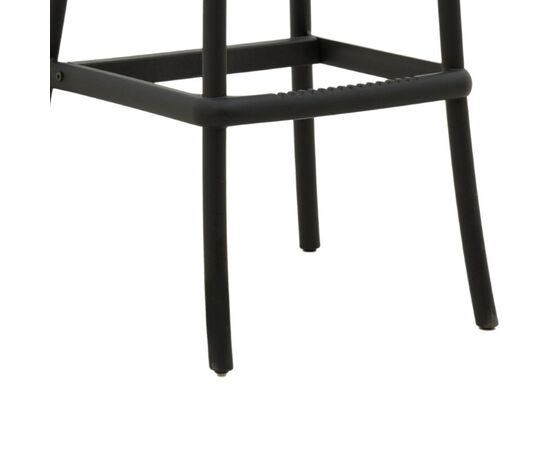 Σκαμπό μπαρ Crossie pakoworld pp μαύρο 44x44x113εκ - ΣΚΑΜΠΩ στο Milonadakis.gr