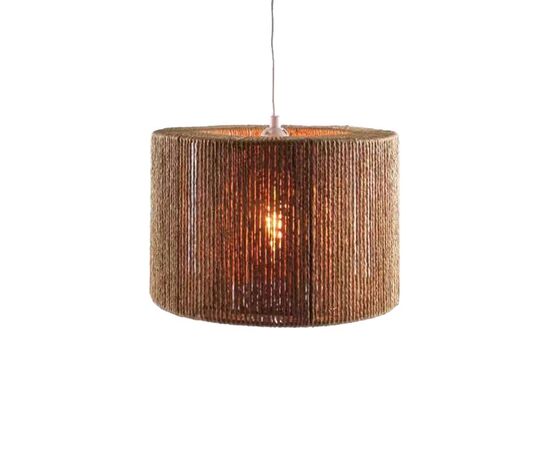 Φωτιστικό οροφής Sento Inart Ε27 rope σε φυσική απόχρωση Φ40x20εκ - ΦΩΤΙΣΤΙΚΑ ΟΡΟΦΗΣ στο Milonadakis.gr