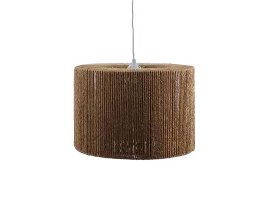 Φωτιστικό οροφής Sento Inart Ε27 rope σε φυσική απόχρωση Φ40x20εκ - ΦΩΤΙΣΤΙΚΑ ΟΡΟΦΗΣ στο Milonadakis.gr