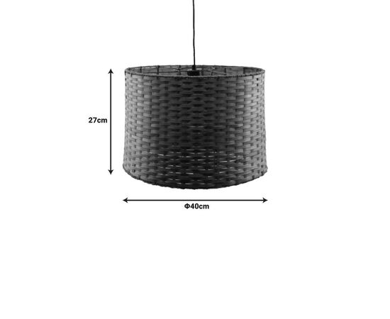 Φωτιστικό οροφής Siwel Inart Ε27 μπαμπού σε καφέ απόχρωση Φ40x27εκ - ΦΩΤΙΣΤΙΚΑ ΟΡΟΦΗΣ στο Milonadakis.gr