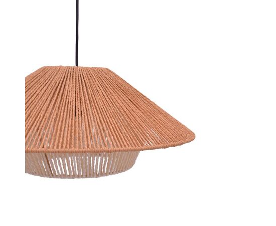 Φωτιστικό οροφής Jarpie Inart Ε27 rope σε φυσική απόχρωση Φ49.5x20εκ - ΦΩΤΙΣΤΙΚΑ ΟΡΟΦΗΣ στο Milonadakis.gr