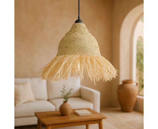 Φωτιστικό οροφής Boher Inart seagrass σε φυσική απόχρωση Φ33x76εκ - ΦΩΤΙΣΤΙΚΑ ΟΡΟΦΗΣ στο Milonadakis.gr