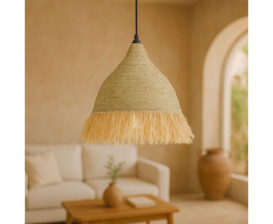 Φωτιστικό οροφής Boher Inart seagrass σε φυσική απόχρωση Φ60x99εκ - ΦΩΤΙΣΤΙΚΑ ΟΡΟΦΗΣ στο Milonadakis.gr