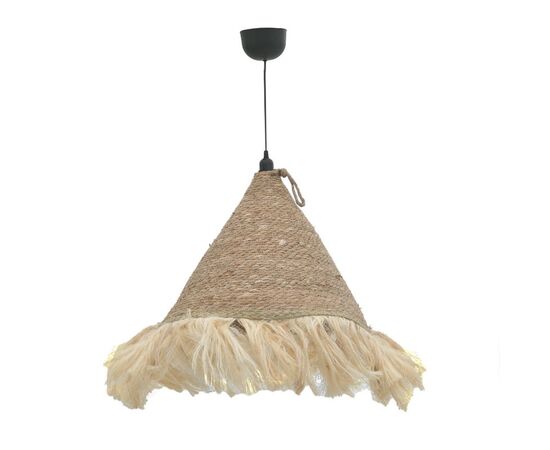 Φωτιστικό οροφής Geole Inart γιούτα σε φυσική απόχρωση Φ60x94εκ - ΦΩΤΙΣΤΙΚΑ ΟΡΟΦΗΣ στο Milonadakis.gr