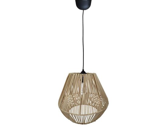 Φωτιστικό οροφής Lilabel Inart ψάθινο σε φυσική απόχρωση Φ25x84εκ - ΦΩΤΙΣΤΙΚΑ ΟΡΟΦΗΣ στο Milonadakis.gr