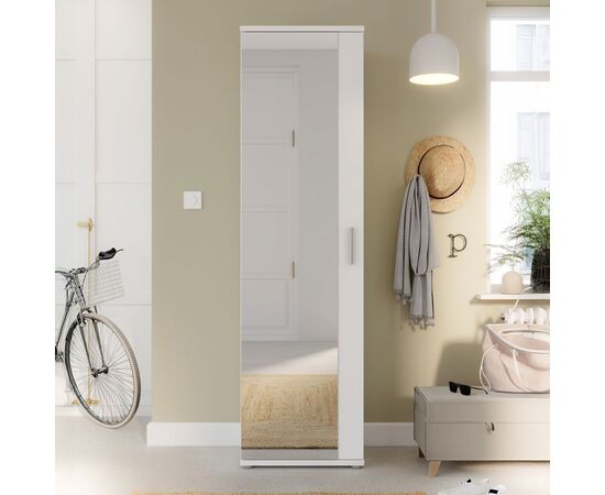 Παπουτσοθήκη-Ντουλάπα Cabino pakoworld μελαμίνη σε λευκή απόχρωση 50.2x34.8x179εκ - ΝΤΟΥΛΑΠΕΣ στο Milonadakis.gr