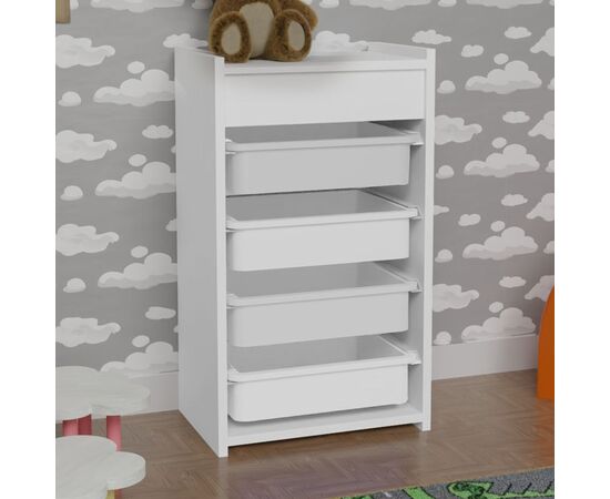 Συρταριέρα με καλάθια Toyli pakoworld λευκό μελαμίνης 45x30x78εκ - ΣΥΡΤΑΡΙΕΡΕΣ - ΤΟΥΑΛΕΤΕΣ στο Milonadakis.gr