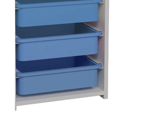 Συρταριέρα με καλάθια Toyli pakoworld λευκό-μπλε μελαμίνης 45x30x78εκ - ΣΥΡΤΑΡΙΕΡΕΣ - ΤΟΥΑΛΕΤΕΣ στο Milonadakis.gr