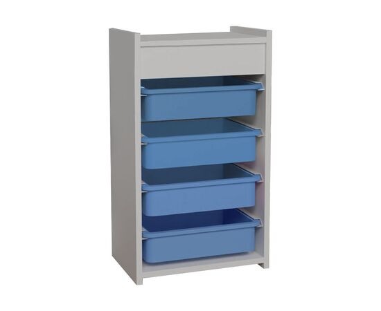 Συρταριέρα με καλάθια Toyli pakoworld λευκό-μπλε μελαμίνης 45x30x78εκ - ΣΥΡΤΑΡΙΕΡΕΣ - ΤΟΥΑΛΕΤΕΣ στο Milonadakis.gr