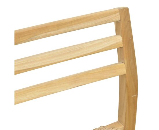 Καρέκλα Tuga pakoworld σκελετός teak ξύλο-pe σχοινί σε φυσική απόχρωση 50x58x86εκ - ΚΑΡΕΚΛΕΣ - ΠΟΛΥΘΡΟΝΕΣ ΕΣ. στο Milonadakis.gr