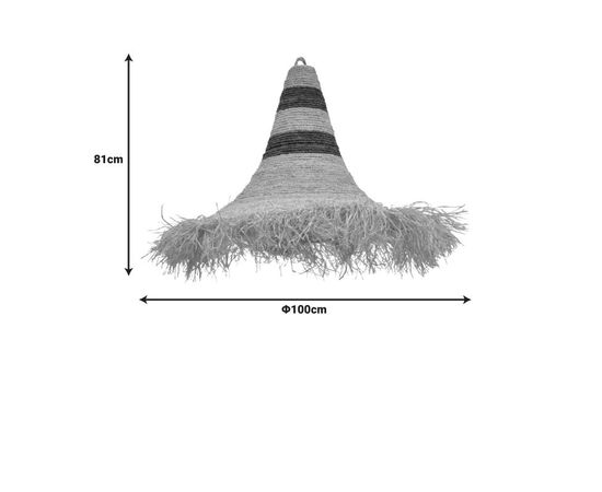 Φωτιστικό οροφής Herbon Inart ψάθα σε φυσική απόχρωση 100x100x81εκ - ΦΩΤΙΣΤΙΚΑ ΟΡΟΦΗΣ στο Milonadakis.gr