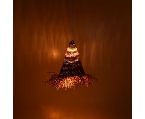 Φωτιστικό οροφής Malan Inart γιούτα σε φυσική απόχρωση Φ35x40εκ - ΦΩΤΙΣΤΙΚΑ ΟΡΟΦΗΣ στο Milonadakis.gr