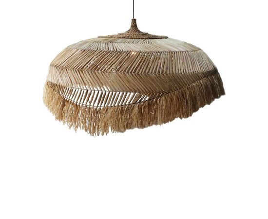 Φωτιστικό οροφής Izert Inart sisal σε φυσικό χρώμα Φ110x65εκ - ΦΩΤΙΣΤΙΚΑ ΟΡΟΦΗΣ στο Milonadakis.gr
