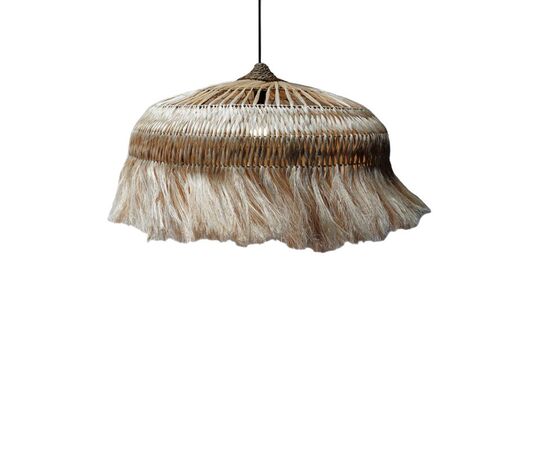 Φωτιστικό οροφής Leonire Inart abaca σε φυσικό χρώμα Φ110x48εκ - ΦΩΤΙΣΤΙΚΑ ΟΡΟΦΗΣ στο Milonadakis.gr