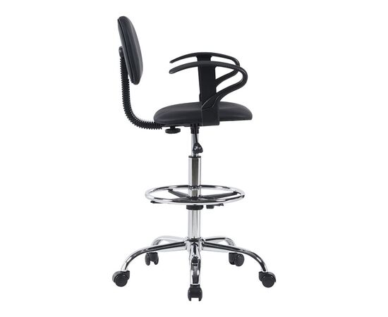 Καρέκλα ρεσεψιόν Icina Ι pakoworld pu σε μαύρη απόχρωση 58x54x102-123εκ - ΓΡΑΦΕΙΑ στο Milonadakis.gr