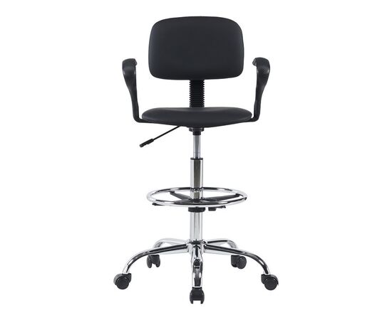 Καρέκλα ρεσεψιόν Icina Ι pakoworld pu σε μαύρη απόχρωση 58x54x102-123εκ - ΓΡΑΦΕΙΑ στο Milonadakis.gr