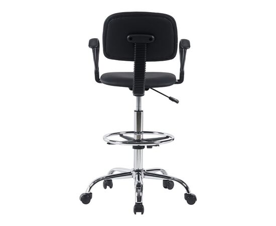 Καρέκλα ρεσεψιόν Icina Ι pakoworld pu σε μαύρη απόχρωση 58x54x102-123εκ - ΓΡΑΦΕΙΑ στο Milonadakis.gr