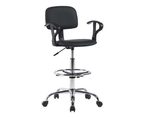 Καρέκλα ρεσεψιόν Icina Ι pakoworld pu σε μαύρη απόχρωση 58x54x102-123εκ - ΓΡΑΦΕΙΑ στο Milonadakis.gr