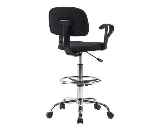 Καρέκλα ρεσεψιόν Icina Ι pakoworld ύφασμα σε μαύρη απόχρωση 58x54x102-123εκ - ΓΡΑΦΕΙΑ στο Milonadakis.gr