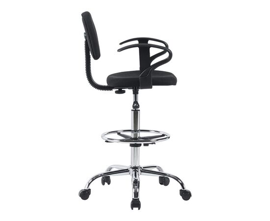 Καρέκλα ρεσεψιόν Icina Ι pakoworld ύφασμα σε μαύρη απόχρωση 58x54x102-123εκ - ΓΡΑΦΕΙΑ στο Milonadakis.gr