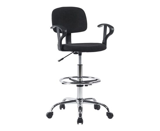 Καρέκλα ρεσεψιόν Icina Ι pakoworld ύφασμα σε μαύρη απόχρωση 58x54x102-123εκ - ΓΡΑΦΕΙΑ στο Milonadakis.gr