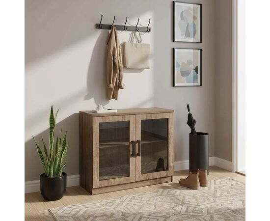 Παπουτσοθήκη-ντουλάπι Sapato pakoworld σε oak απόχρωση 80x40x80εκ - ΕΠΙΠΛΑ ΕΙΣΟΔΟΥ στο Milonadakis.gr