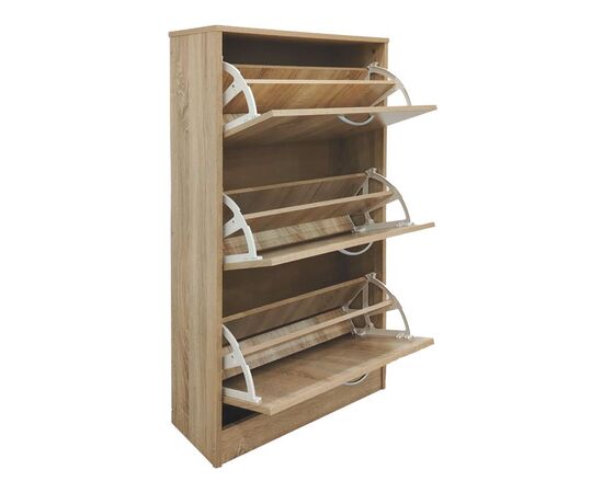 Παπουτσοθήκη Savaz pakoworld σε sonoma απόχρωση 60x24x114εκ - ΕΠΙΠΛΑ ΕΙΣΟΔΟΥ στο Milonadakis.gr