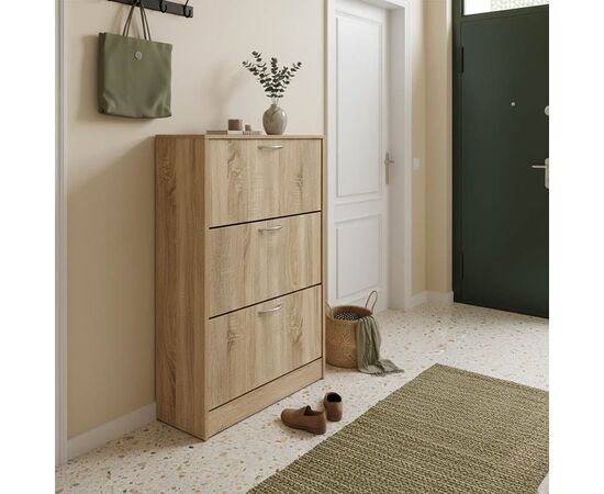 Παπουτσοθήκη Savaz pakoworld σε sonoma απόχρωση 60x24x114εκ - ΕΠΙΠΛΑ ΕΙΣΟΔΟΥ στο Milonadakis.gr