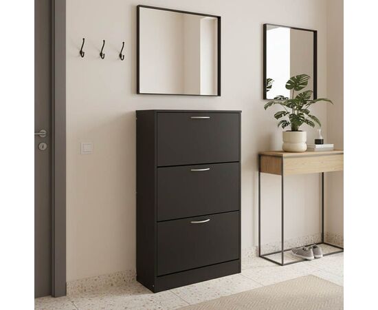 Παπουτσοθήκη Savaz pakoworld σε ανθρακί απόχρωση 60x24x114εκ - ΕΠΙΠΛΑ ΕΙΣΟΔΟΥ στο Milonadakis.gr