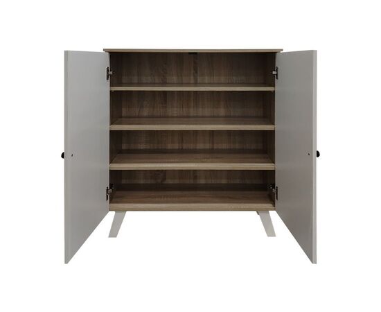 Παπουτσοθήκη-ντουλάπι Cathi pakoworld σε λευκή-sonoma απόχρωση 80x34x95εκ - ΕΠΙΠΛΑ ΕΙΣΟΔΟΥ στο Milonadakis.gr