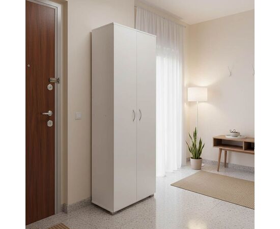 Παπουτσοθήκη-Ντουλάπα Racka pakoworld σε λευκή απόχρωση 58x34x186εκ - ΕΠΙΠΛΑ ΕΙΣΟΔΟΥ στο Milonadakis.gr