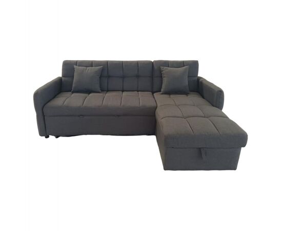 ΓΩΝΙΑΚΟΣ ΚΑΝΑΠΕΣ-ΚΡΕΒΑΤΙ ΑΝΑΣΤΡΕΨΙΜΟΣ NEZU HM3294.01 ΓΚΡΙ ΥΦΑΣΜΑ 213x145x83Υεκ. - ΚΑΝΑΠΕΔΕΣ-ΣΑΛΟΝΙΑ στο Milonadakis.gr