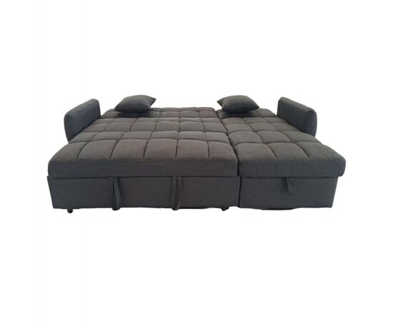 ΓΩΝΙΑΚΟΣ ΚΑΝΑΠΕΣ-ΚΡΕΒΑΤΙ ΑΝΑΣΤΡΕΨΙΜΟΣ NEZU HM3294.01 ΓΚΡΙ ΥΦΑΣΜΑ 213x145x83Υεκ. - ΚΑΝΑΠΕΔΕΣ-ΣΑΛΟΝΙΑ στο Milonadakis.gr