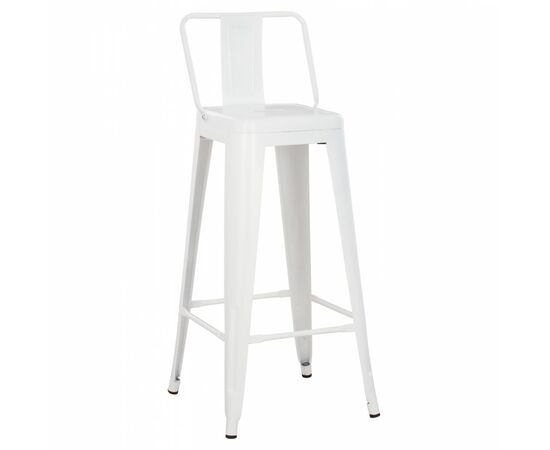 ΣΚΑΜΠΟ BAR ΜΕΤΑΛΛΙΚΟ MELITA ME ΠΛΑΤΗ ΛΕΥΚΟ ΜΑΤ HM8643.21 43Χ43Χ100εκ. - ΣΚΑΜΠΟ ΜΠΑΡ στο Milonadakis.gr