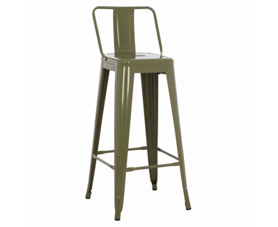 ΣΚΑΜΠΟ BAR ΜΕΤΑΛΛΙΚΟ MELITA ME ΠΛΑΤΗ ΣΕ DARK OLIVE GREEN HM8643.03 43Χ43Χ100εκ. - ΣΚΑΜΠΟ ΜΠΑΡ στο Milonadakis.gr