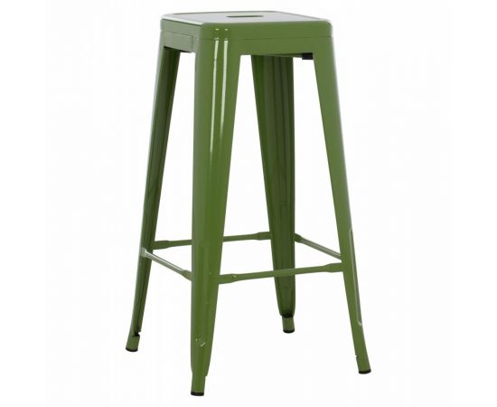 ΣΚΑΜΠΟ BAR ΜΕΤΑΛΛΙΚΟ MELITA ΣΕ LIGHT OLIVE GREEN HM8642.13 43x43x78 εκ. - ΣΚΑΜΠΟ ΜΠΑΡ στο Milonadakis.gr