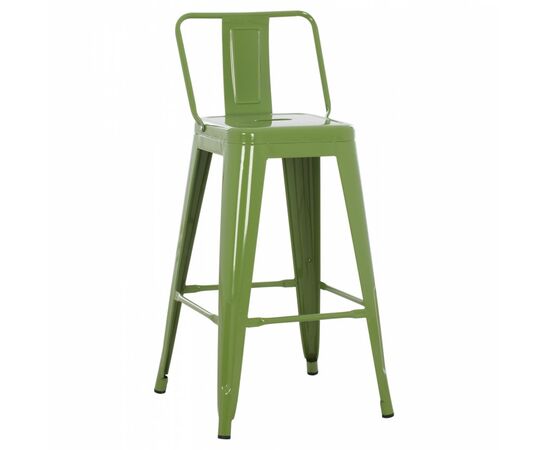 ΣΚΑΜΠΟ ΜΕΣΑΙΟΥ ΥΨΟΥΣ ΜΕΤΑΛΛΙΚΟ MELITA ΣΕ LIGHT OLIVE GREEN HM8574.13 42x42x98 εκ. - ΣΚΑΜΠΟ ΜΠΑΡ στο Milonadakis.gr
