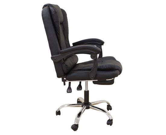 A9949 ΜΑΥΡΟ PVC ΠΟΛΥΘΡ./ΜΕ ΥΠΟΠΟΔΙΟ 64Χ67Χ50-104/58-113εκ. - ΚΑΡΕΚΛΕΣ ΓΡΑΦΕΙΟΥ στο Milonadakis.gr