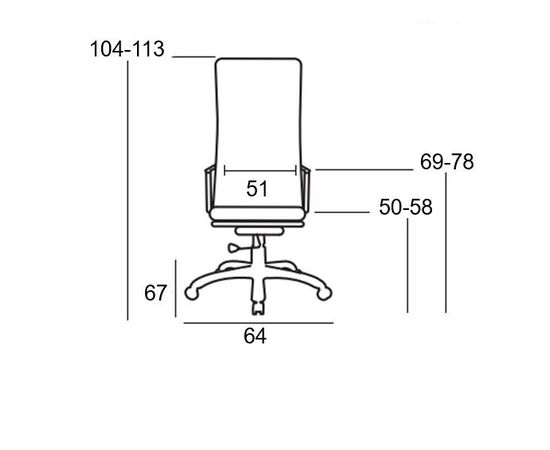 A9949 ΜΑΥΡΟ PVC ΠΟΛΥΘΡ./ΜΕ ΥΠΟΠΟΔΙΟ 64Χ67Χ50-104/58-113εκ. - ΚΑΡΕΚΛΕΣ ΓΡΑΦΕΙΟΥ στο Milonadakis.gr
