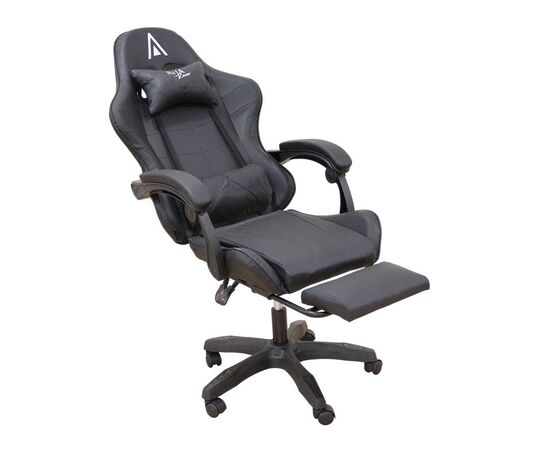 A9950 ΜΑΥΡΟ PVC ΠΟΛΥΘΡΟΝΑ GAMING/ΜΕ ΥΠΟΠΟΔΙΟ 61Χ62Χ45-118/54-127εκ. - ΚΑΡΕΚΛΕΣ ΓΡΑΦΕΙΟΥ στο Milonadakis.gr