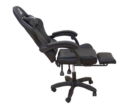 A9950 ΜΑΥΡΟ PVC ΠΟΛΥΘΡΟΝΑ GAMING/ΜΕ ΥΠΟΠΟΔΙΟ 61Χ62Χ45-118/54-127εκ. - ΚΑΡΕΚΛΕΣ ΓΡΑΦΕΙΟΥ στο Milonadakis.gr