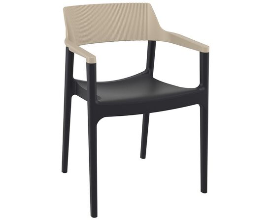 TULUM BLACK/TAUPE ΠΟΛΥΘΡΟΝΑ ΠΟΛ/ΝΙΟΥ 55X52X79εκ. - ΚΑΡΕΚΛΕΣ - ΠΟΛΥΘΡΟΝΕΣ στο Milonadakis.gr