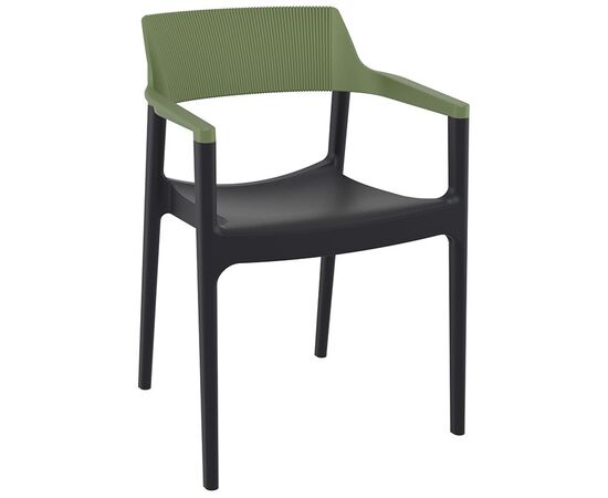 TULUM BLACK/OLIVE GREEN ΠΟΛΥΘΡΟΝΑ ΠΟΛ/ΝΙΟΥ 55X52X79εκ. - ΚΑΡΕΚΛΕΣ - ΠΟΛΥΘΡΟΝΕΣ στο Milonadakis.gr