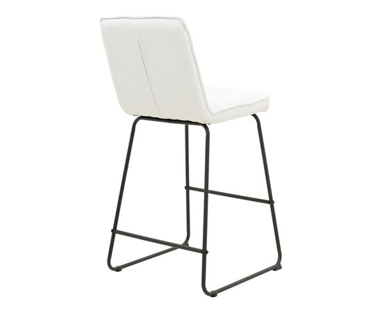 Σκαμπό μπαρ Essential pakoworld ύφασμα μπεζ-πόδι μάυρο μεταλλικό 53x64.5x107εκ - ΣΚΑΜΠΟ ΜΠΑΡ στο Milonadakis.gr