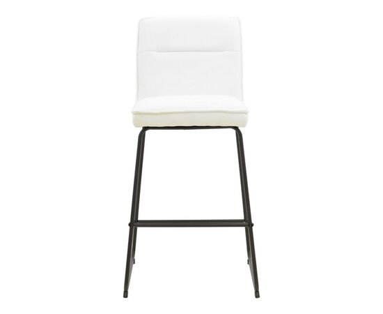 Σκαμπό μπαρ Essential pakoworld ύφασμα μπεζ-πόδι μάυρο μεταλλικό 53x64.5x107εκ - ΣΚΑΜΠΟ ΜΠΑΡ στο Milonadakis.gr