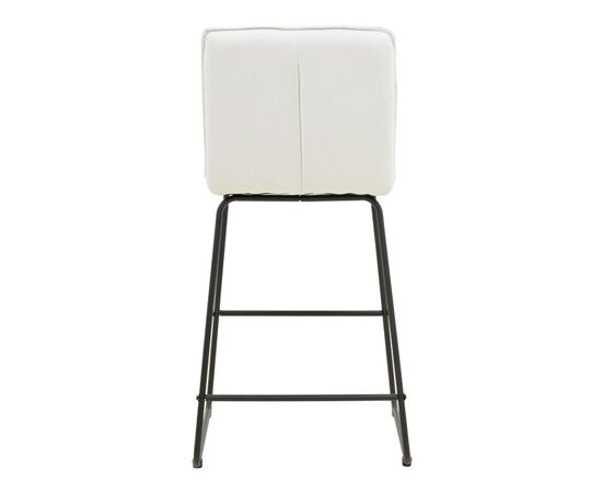 Σκαμπό μπαρ Essential pakoworld ύφασμα μπεζ-πόδι μάυρο μεταλλικό 53x64.5x107εκ - ΣΚΑΜΠΟ ΜΠΑΡ στο Milonadakis.gr